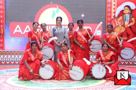 Priyanka Sarkar Inaugurated Aashirvaad Atta’s Amaar Maa Pandal At Bagh Bazaar