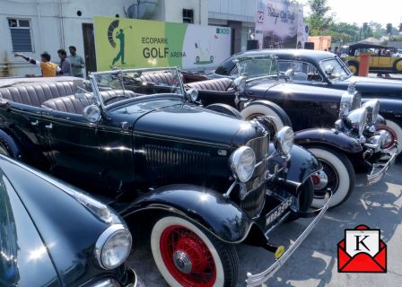 Heritage On Wheels: Vintage Car On Show In Club De Golf, Kolkata