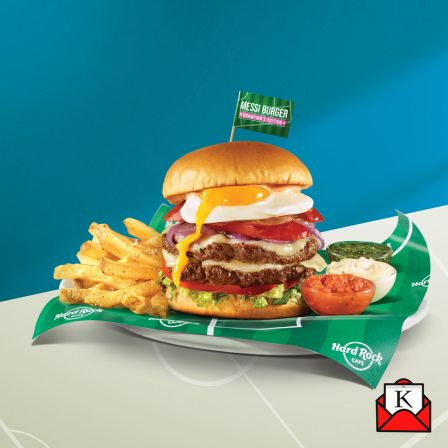 Messi Burger-Champion’s Edition Introduced At Hard Rock Cafe Kolkata