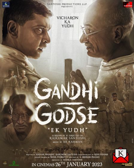 Motion Poster Of Rajkumar Santoshi’s Gandhi-Godse Ek Yudh Released