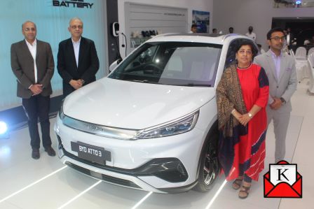 BYD India Inaugurates Its 1st Passenger Vehicle Showroom in Kolkata