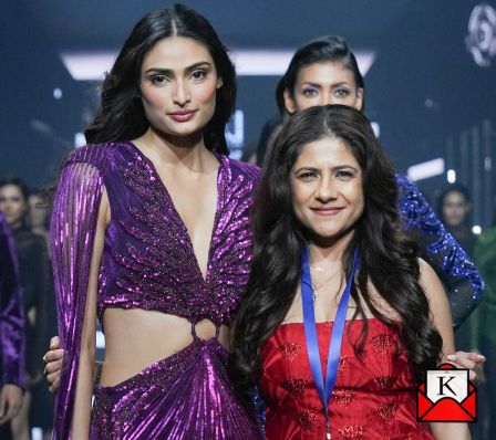 Athiya Shetty Looks Radiant In A Purple Jumpsuit For The First Order Collection