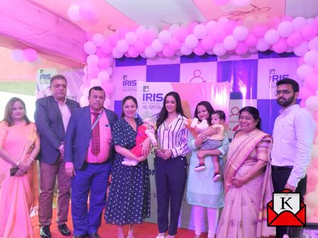 Raima Sen At Launch Of Neonatal ICU (NICU) At IRIS Multispeciality Hospital