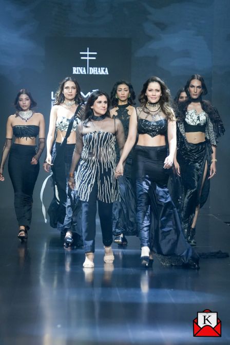 Waluscha D’Sousa Walks For Rina Dhaka At Lakme Fashion Week 2023