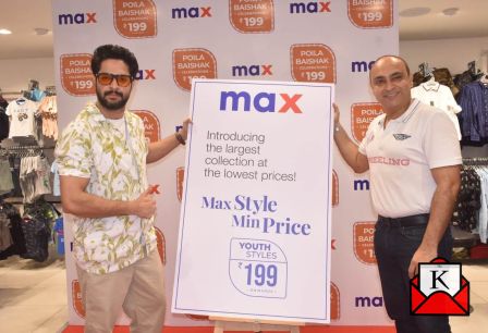 Vikram Chatterjee At Launch Of Max Style, Min Price Campaign