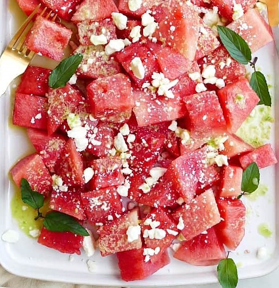 Refreshing Summer Recipe: Watermelon, Feta and Mint Salad