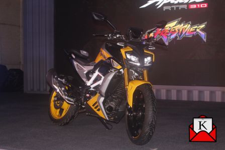 New TVS Apache RTR 310 Combines Power, Agility With Style