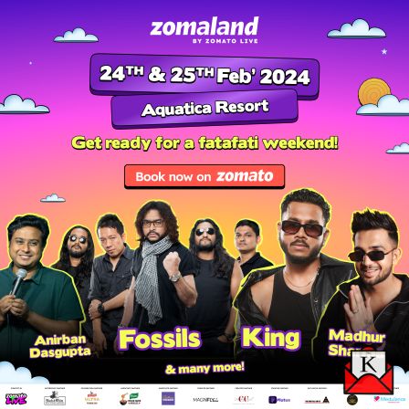 Delicious Food & Mindblowing Entertainment At Zomaland On 24th & 25th February