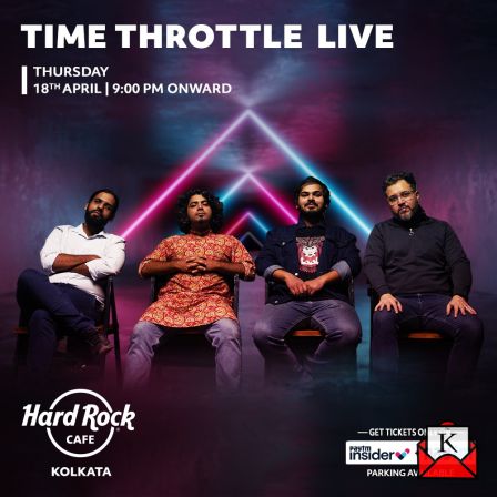 Rock Group Time Throttle To Perform At Hard Rock Cafe