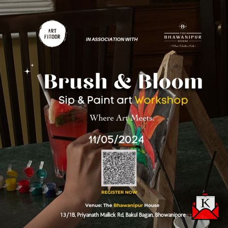 Unique Workshop Brush & Bloom On 11th May