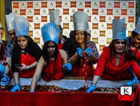 Good News! Ibis Kolkata Organizes Special Cake Mixing Event