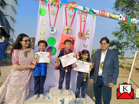 Annual Sports Meet Of Saraswati World School Showed Great Athletism