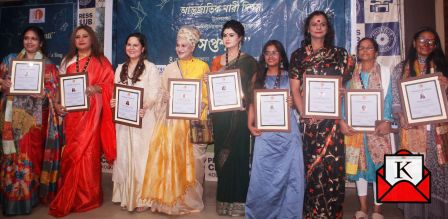 9 Wonderful Women Felicitated At An Event Saptashati