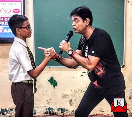 A Special Anti-Addiction Campaign Of Bobby Chakraborty At Julien Day School