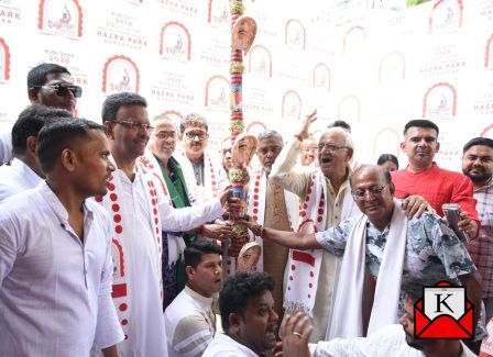 Excellent Khuti Pujo Of Hazra Park Durgotsab In Its 83rd Year