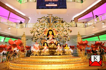 Puja Festivities Begin With South City Mall’s Beautiful Puja Pandal