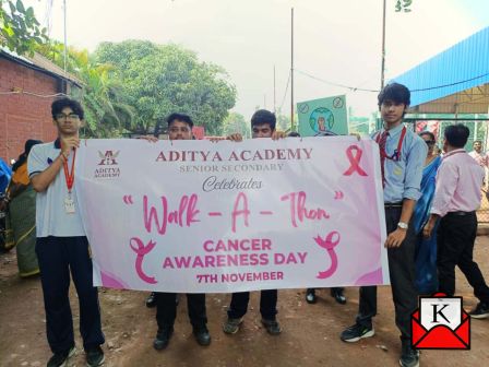 Great Participation Of Students At National Cancer Awareness Day