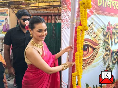 Idhika Paul Adds A Special Touch At Khuti Puja