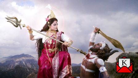 Divyani Mondal Impresses As Devi Durga In Sharadiya Special