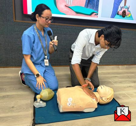 An Important BLS Training & Preventive Health Session For 120+ Students