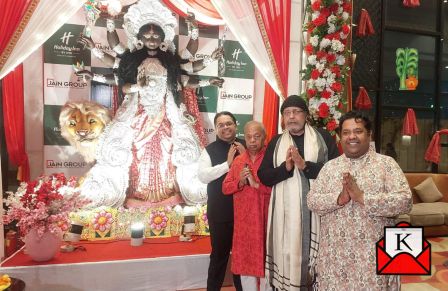 A Special Unveiling Of The 7.5 Ft Dark Chocolate Durga